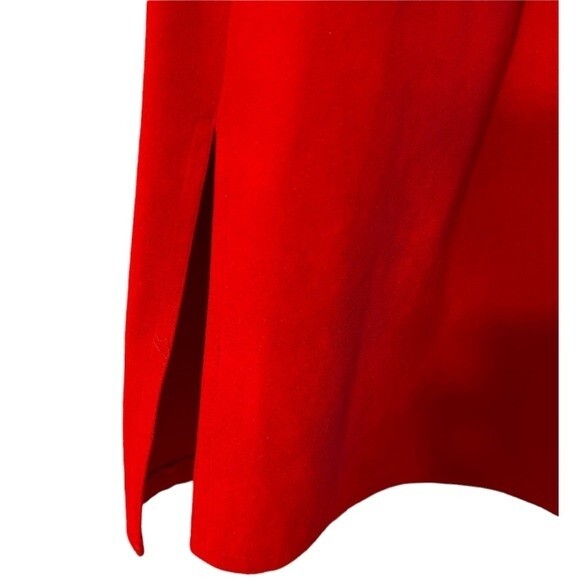 Ultrasuede Skirt Set Red Hong Kong Size 8 - Picture 12 of 14